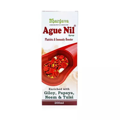 Ague Nil Syrup with Giloy, Papaya, Neem and Tulsi (200ml)