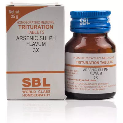 Arsenic Sulphuratum Flavum 3X (25g)