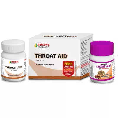 Throat Aid With Laxat Aid Free (1Pack)